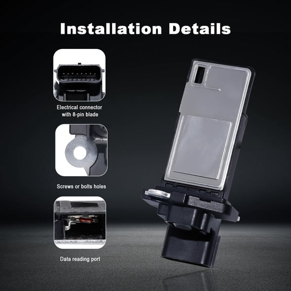 Mass Air Flow Sensor Replacement - MAF Sensor OEM Compatible with Buick Enclave Envision - Cadillac ATS CT6 Escalade SRX XT5 - Chevy Camaro Caprice Equinox Silverado -GMC Yukon AcadiaTerrain 23262343