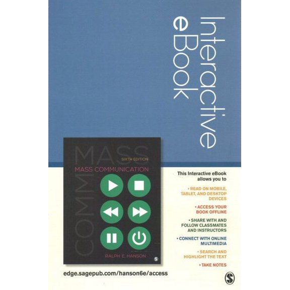 Mass Communication Interactive Ebook Access Code