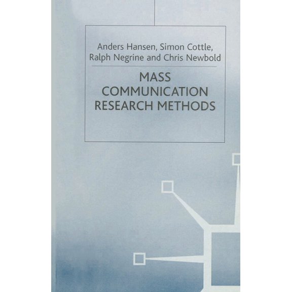 Mass Communication Research Methods, (Paperback)