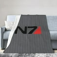 thumbnail image 1 of Mass E-Ffect N7 Ultra-Soft Micro Fleece Blanket Soft Comfortable Flannel Blanket Available for Bed Couch Living Room, 1 of 6