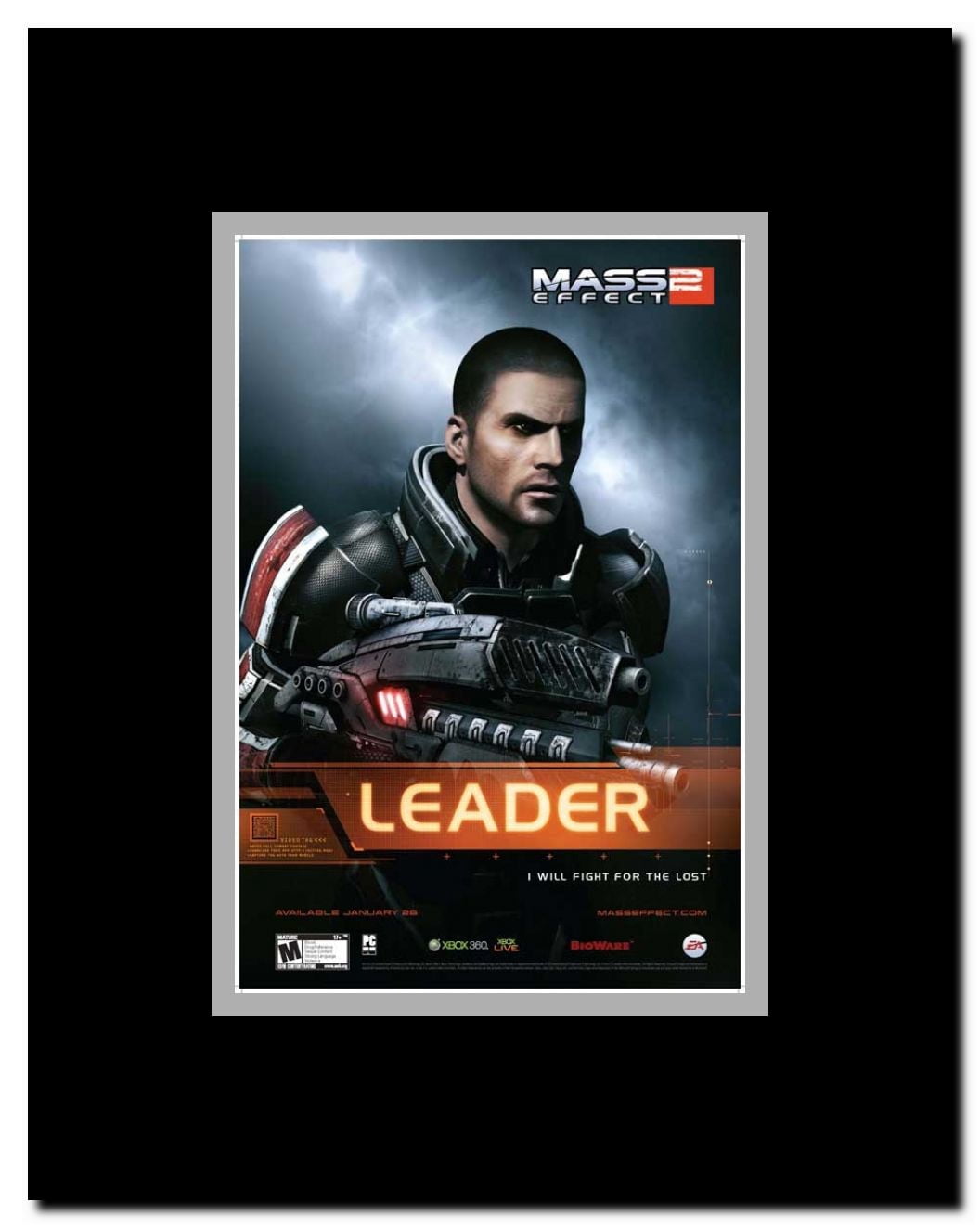 Mass Effect 2 Framed Movie Poster