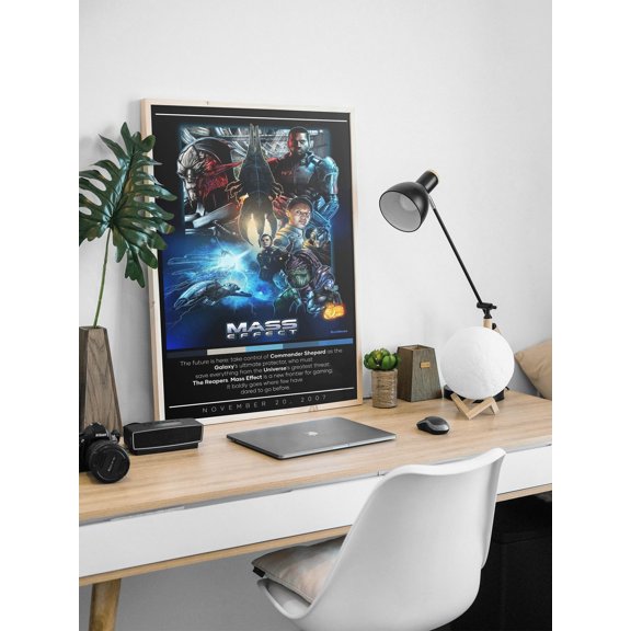Mass Effect 2007 Poster, Gaming Video Game Wall Decor