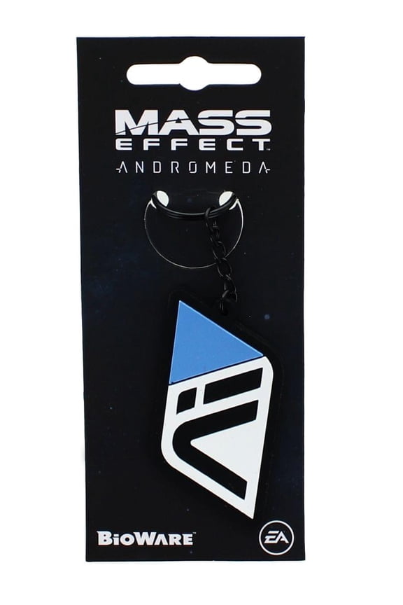 Andromeda Initiative Black Rubber Key Chain