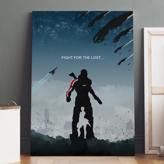 Mass Effect Commander Shepard Game Art Decor V1, Unframed Poster
