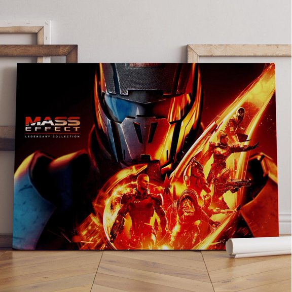 Mass Effect Commander Shepard Game Art Decor V2, Unframed Poster