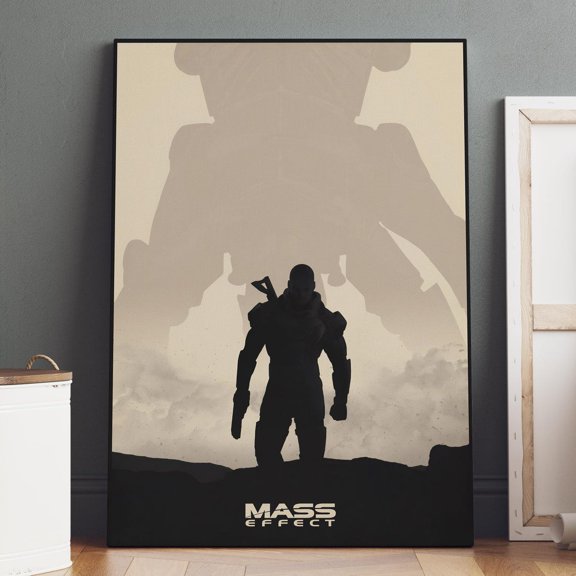 Mass Effect Commander Shepard Game Art Decor V3, Unframed Poster