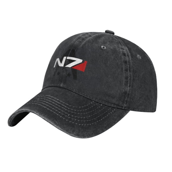 Mass Effect N7 Hat Adjustable Baseball Cap Cotton Cowboy Hat, Fashionable For Man Woman