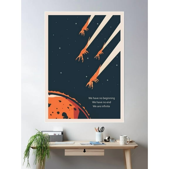 Mass Effect Retro Poster Wall Art, Modern Wall Decor For Living Room Bedroom, 12x18 UNFRAMED