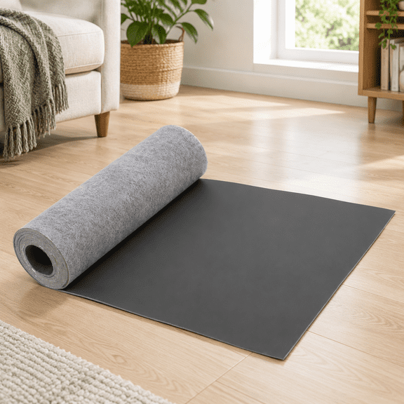 Mass Loaded Vinyl Soundproofing Barrier, 1ft x 8ft Roll, 8 Sq Ft Coverage