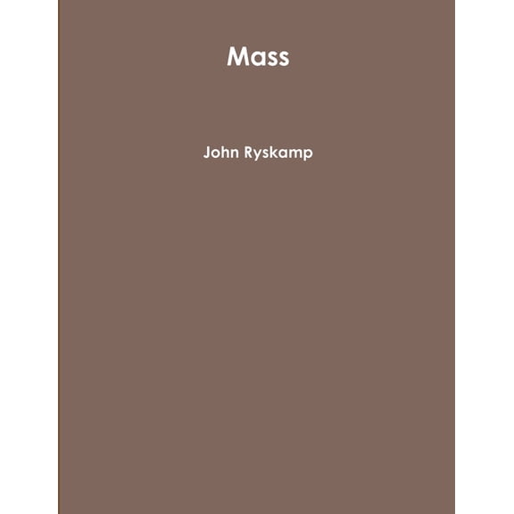 Mass, (Paperback)