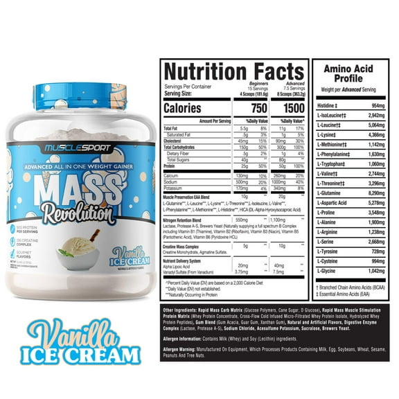 Mass Revolution Mass Gainer 6lb