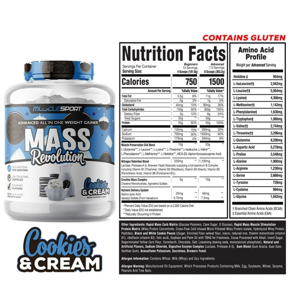 Mass Revolution Mass Gainer 6lb