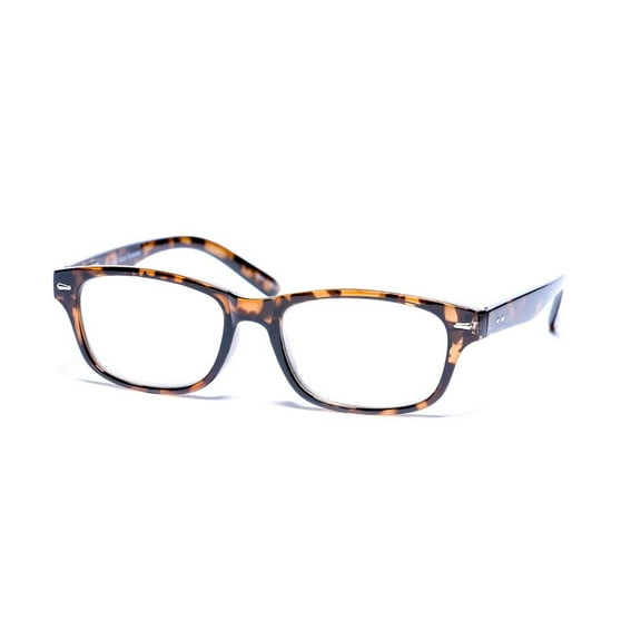 Mass Vision®"The Intellect" Fashion Reading Glasses - Hard Case/Cleaning Cloth Included