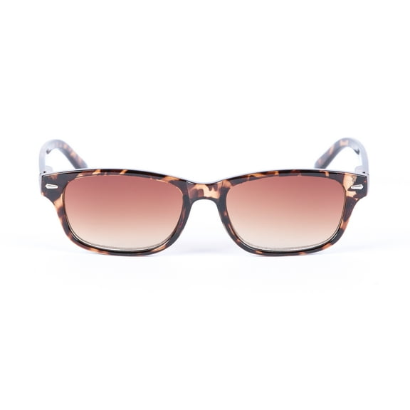 Mass Vision "The Intellect" Full Outdoor Reading Sunglasses NOT Bifocals - Hard Case/Cleaning Cloth Included