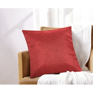 Brick Colored Throw Pillows