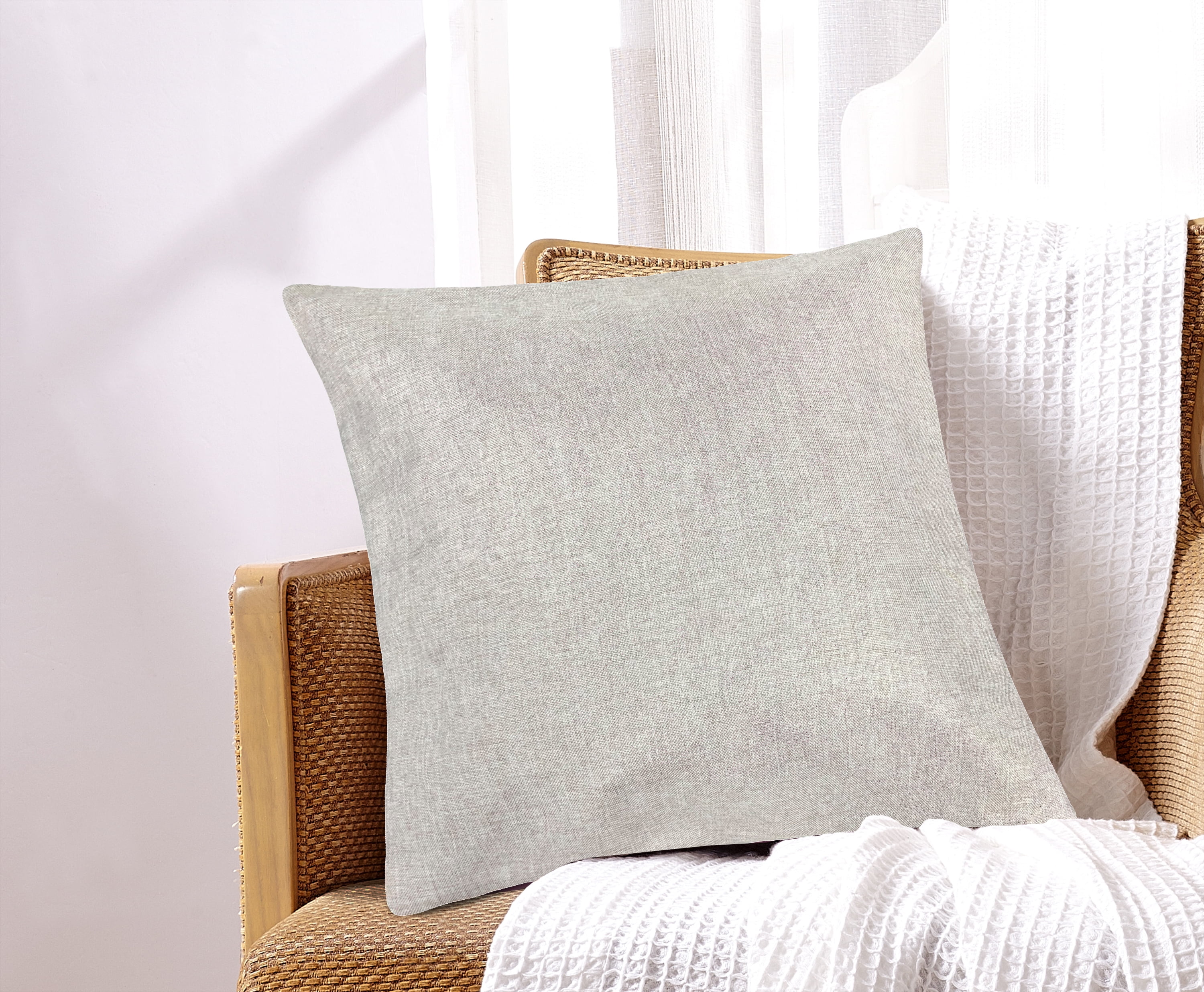 Massa Decorative Throw Pillow 18x18 Linen