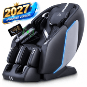 MassaMAX MT398 PRO 4D Massage Chair, OTA Update. BodyScan, Touchscreen Remote, Zero Gravity Full Body Stretch - Black
