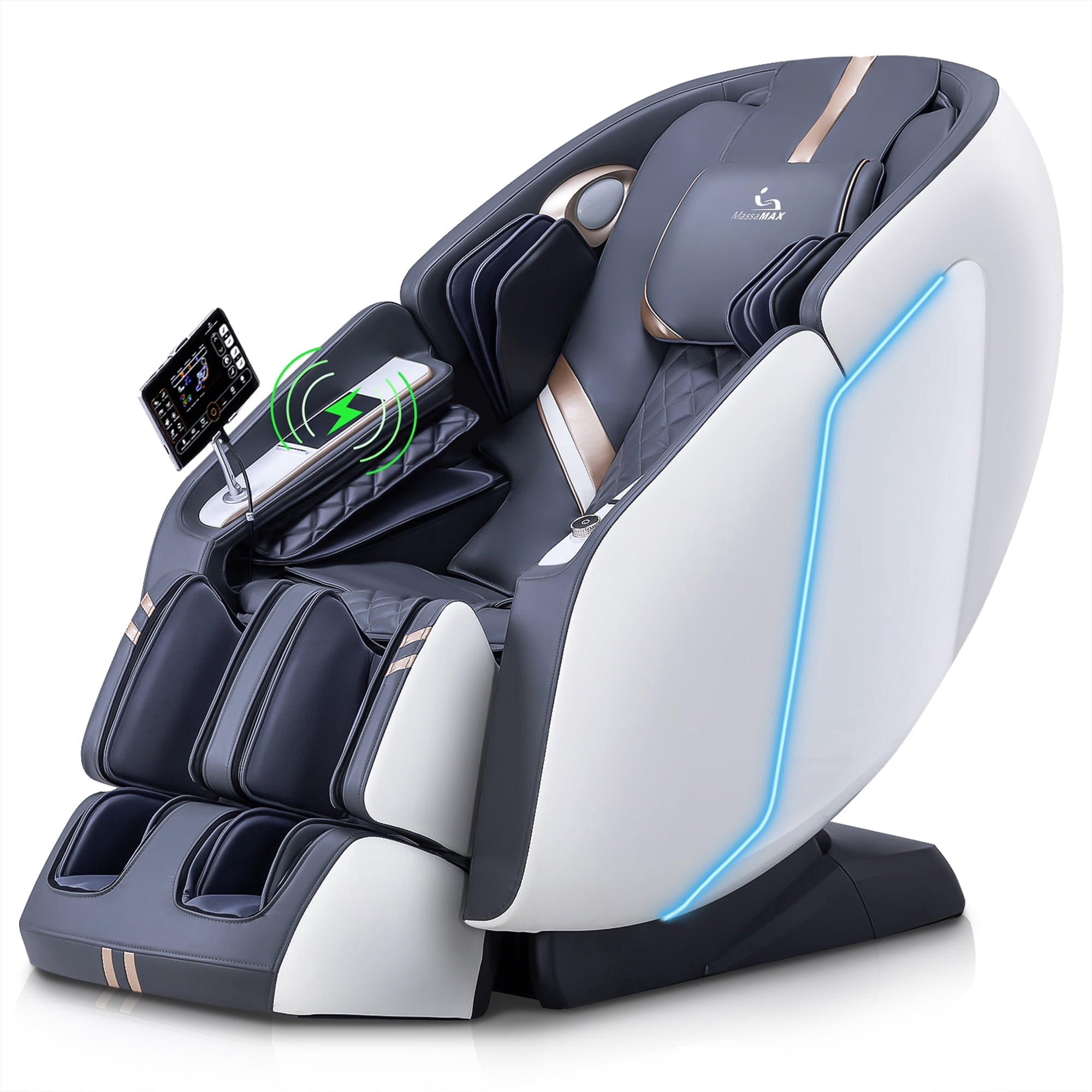 MassaMAX MT398 4D Massage Chair 2024, Electric Footrest, Full Body
