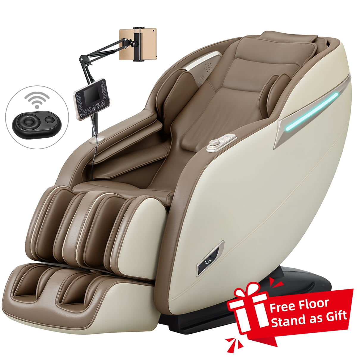 MassaMAX 2024 3D Full Body & Foot Massage Chair, Zero