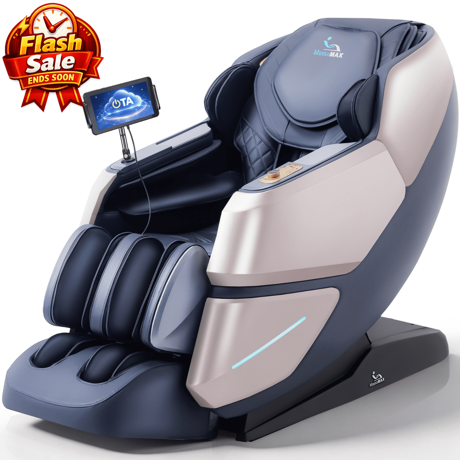 MassaMAX 4D Massage Chair, OTA Update & Electric Extendable