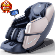 MassaMAX 4D Massage Chair, OTA Update & Electric Extendable Footrest, Zero Gravity, with Touch Screen, Quick Access Buttons