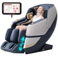 thumbnail image 1 of MassaMAX 4D Massage Chair, Electric Extendable Footrest, Zero Gravity, With Touch Screen, Quick Access Buttons, 1 of 12