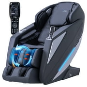 MassaMAX MD321 Massage Chair 2025 Full Body with Heat Zero Gravity SL-Track Shiatsu with AI Voice Control, Body Scan, Calfrest Extension, Bluetooth, Black/Silver