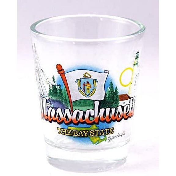 Massachusetts Bay State Elements Shot Glass