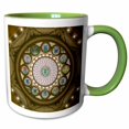 thumbnail image 1 of 3drose, Massachusetts, Boston, Massachusetts State House, Rotunda Ceiling, 11oz Two-tone Green Mug, 1 of 6