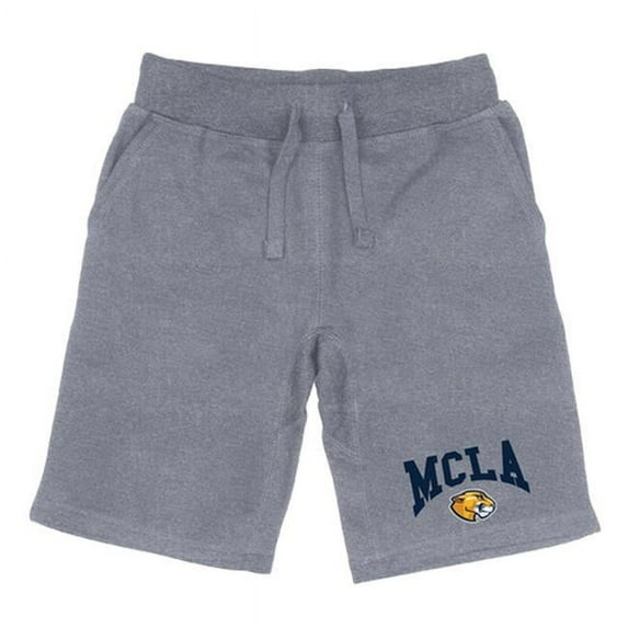 Massachusetts College of Liberal Arts Trailblazers Premium Shorts, Heather Grey - 2XL