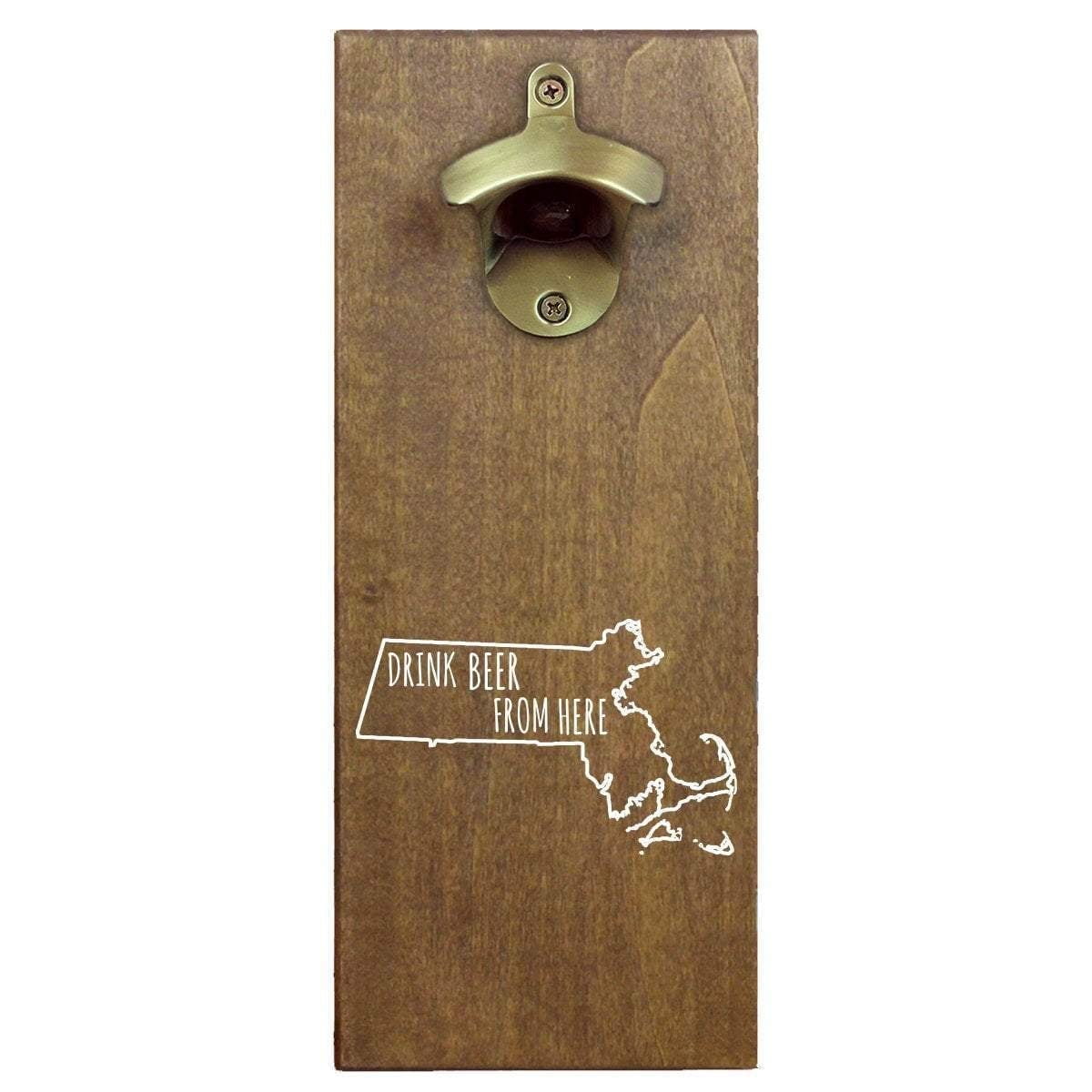 Torched Massachusetts Beer Bottle Opener - Thumbnail 2