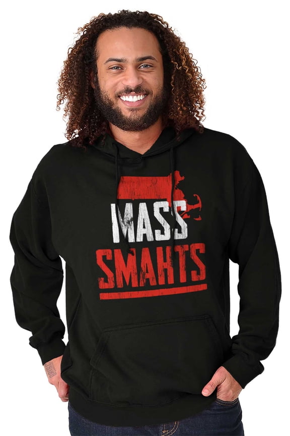 Massachusetts Funny Boston Accent MA Hoodie Sweatshirt Women Men Brisco Brands L