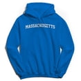 thumbnail image 1 of Massachusetts Graphic Royal Men's Cotton Pullover Hoodie, 1 of 1