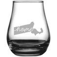 thumbnail image 1 of Massachusetts Home States Etched 4.1oz Spey Dram Whisky Glass, 1 of 1