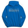 thumbnail image 1 of Massachusetts Humor Graphic Royal Men's Crewneck Sweatshirt Hoodie, 1 of 1