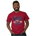 thumbnail image 1 of Massachusetts MA Vintage Eagle Cool Plus Size Crewneck Graphic Tee Shirt Brisco Brands 4X, 1 of 2