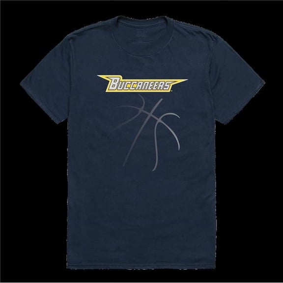 Massachusetts Maritime Academy Buccaneers College Basketball T-Shirt, Navy - Medium