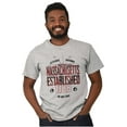 thumbnail image 1 of Massachusetts Rugged Outdoors Sailing Men's Graphic T Shirt Tees Brisco Brands S, 1 of 4