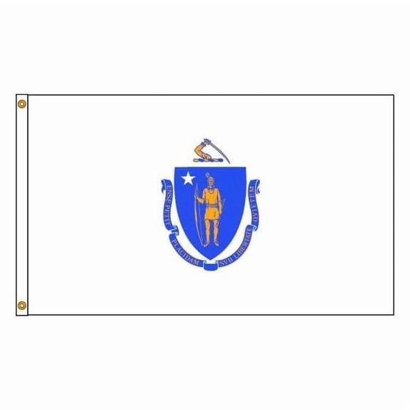Massachusetts State Flag 4x6 ft. Nylon Official State Design Specifications.