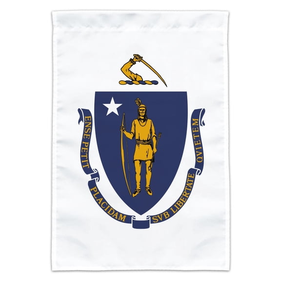Massachusetts State Flag Garden Yard Flag
