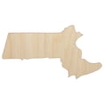thumbnail image 1 of Massachusetts State Silhouette Wood Shape Unfinished Piece Cutout Craft DIY Projects - 4.70 Inch Size - 1/4 Inch Thick, 1 of 7