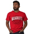 thumbnail image 1 of Massachusetts Student Campus Pride Men's Graphic T Shirt Tees Brisco Brands X, 1 of 6