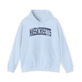 thumbnail image 1 of Massachusetts Trip Moving Away Vacation Hoodie, Gifts, Hooded Sweatshirt, 1 of 4