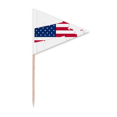 thumbnail image 1 of Massachusetts USA Map Stars Stripes Flag Toothpick Triangle Cupcake Toppers Flag, 1 of 3