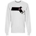 thumbnail image 1 of Massachusetts Usa Flag Sweatshirt Men -Image by Shutterstock, Male 3X-Large, 1 of 2