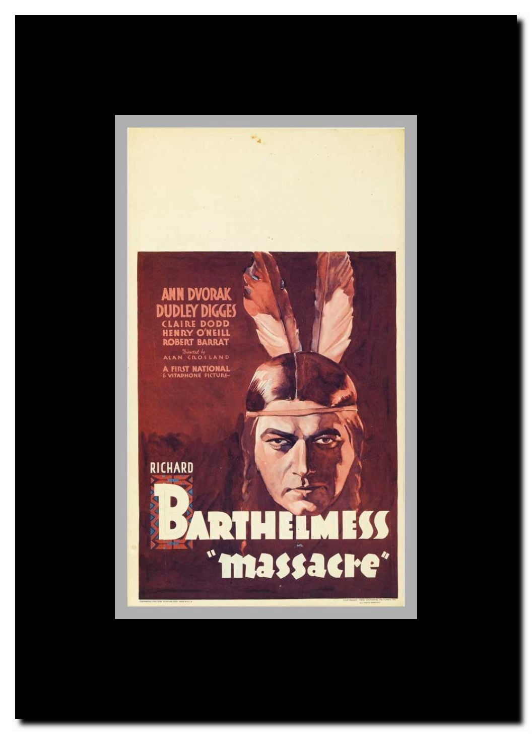 Massacre Framed Movie Poster