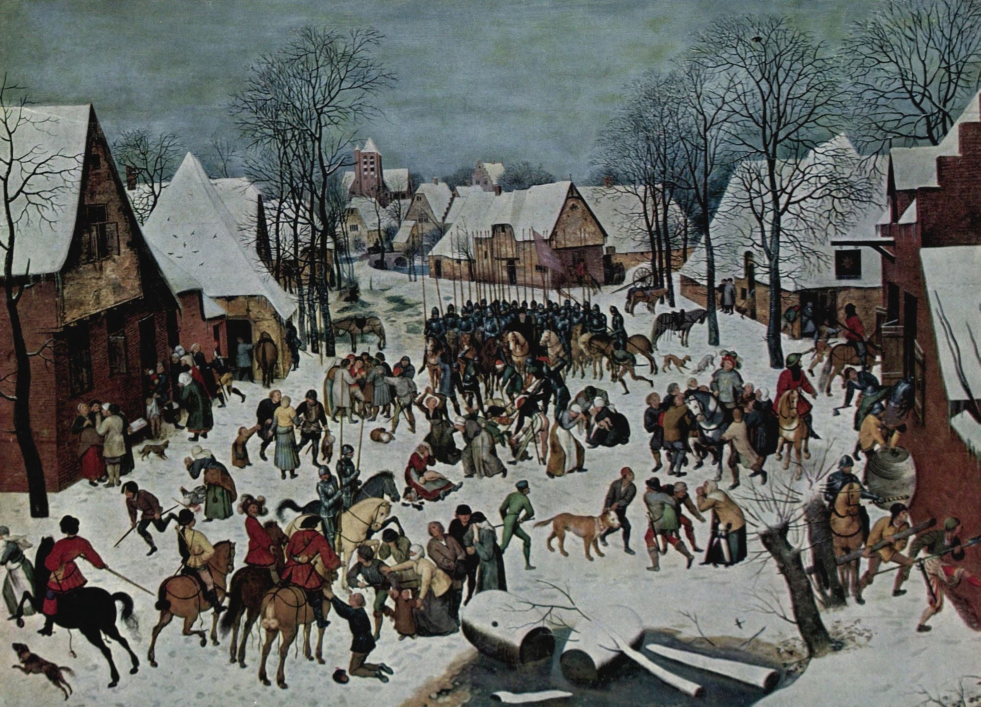 Massacre of the Innocents Canvas Art - Pieter Bruegel (18 x 24)