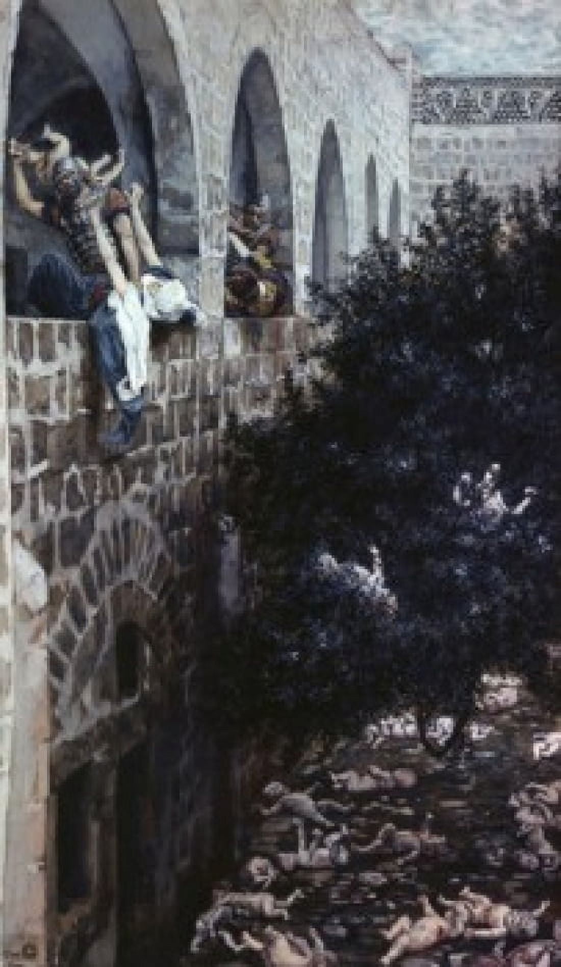 Massacre of the Innocents James Tissot (1836-1902French) Canvas Art - James Tissot (18 x 24)