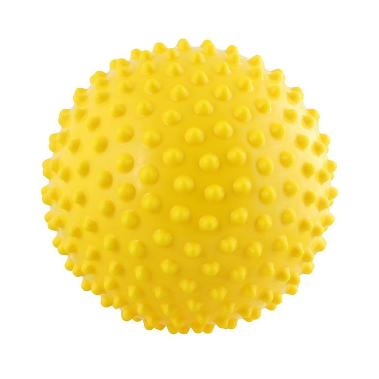 Massage ball, 15 cm (6.0 inches), yellow Massage ball, 15 cm (6.0 inches), yellow