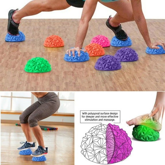 Massage Ball under $5! Xqxayjr PVC Massage Ball for Foot Relief, Spiky Yoga Massage Ball for Muscle Pain, Acupressure Ball for Stress Relief Physical Therapy